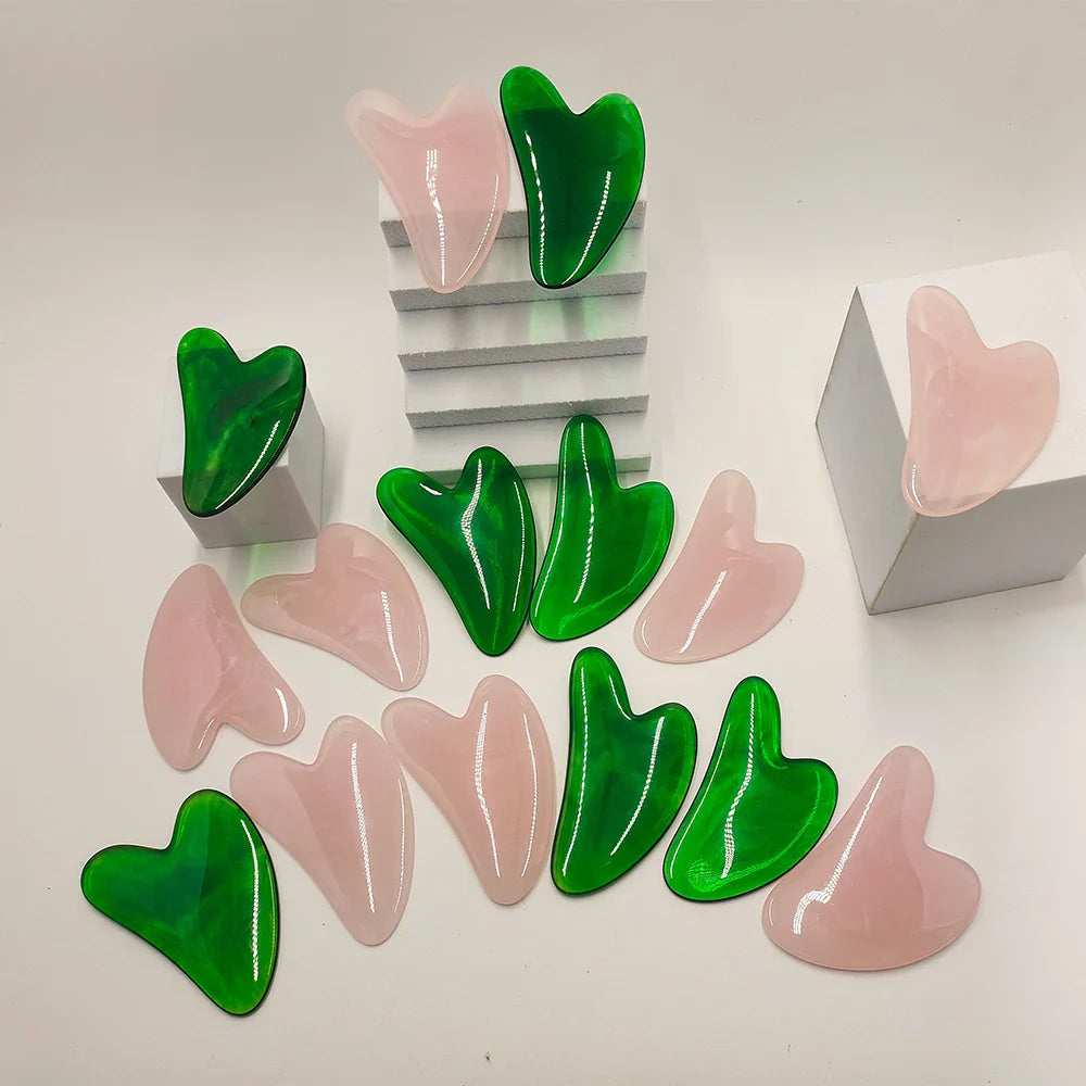 Natural Stone Gua Sha — De-Puff, Sculpt & Boost Circulation in 5 Minutes