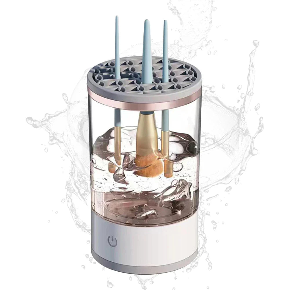 Makeup Brush Cleaner Machine — Deep Clean & Dry in Seconds | Removes Bacteria & Buildup