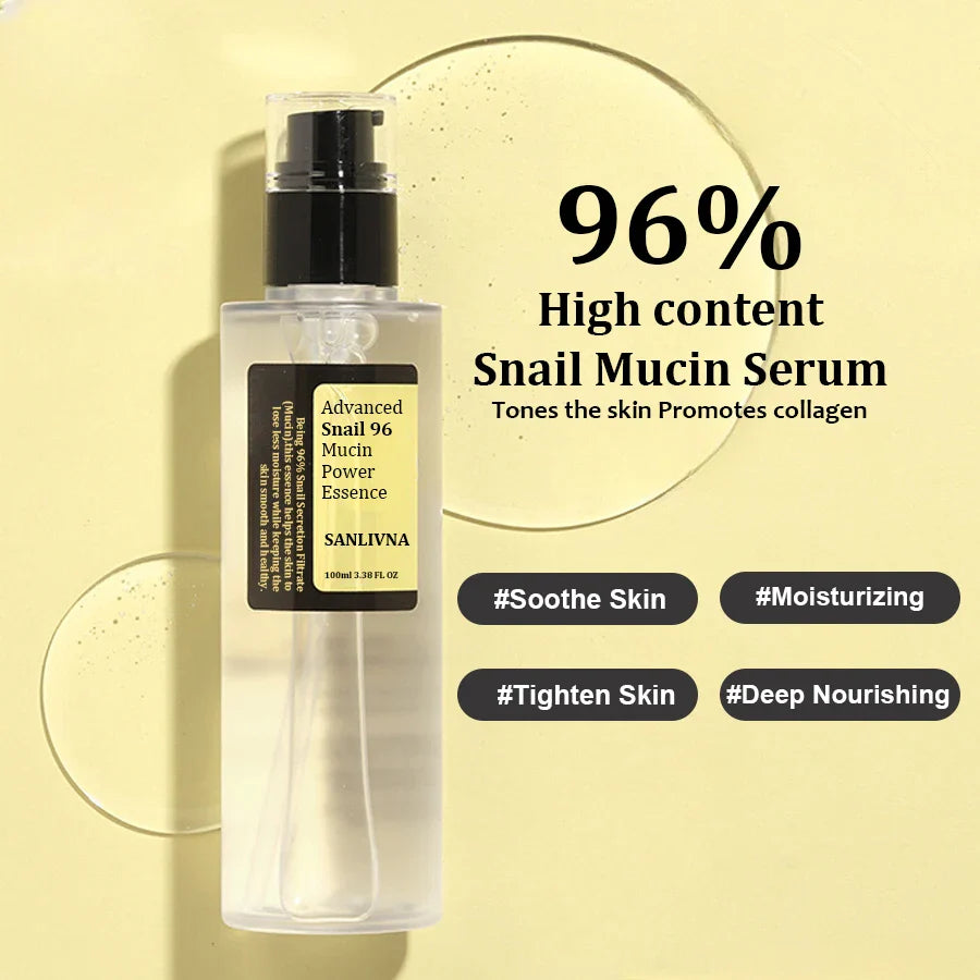 Korean Snail Mucin Serum — Hydrate, Fade Scars & Repair Your Skin Barrier Overnight